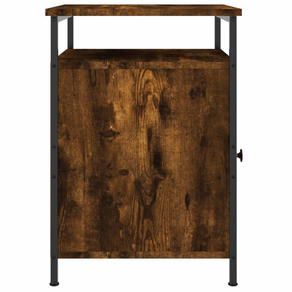 Nachtkastje 40x42x60 cm bewerkt hout gerookt eikenkleurig Nachtkastjes | Creëer jouw Trendy Thuis | Gratis bezorgd & Retour | Trendy.nl