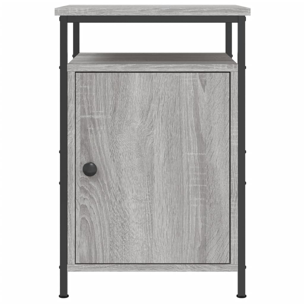 Nachtkastjes 2 st 40x42x60 cm bewerkt hout grijs sonoma eiken Nachtkastjes | Creëer jouw Trendy Thuis | Gratis bezorgd & Retour | Trendy.nl