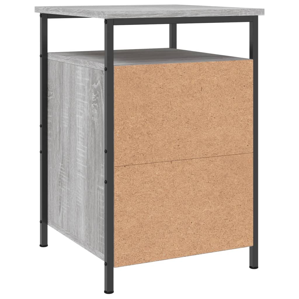 Nachtkastjes 2 st 40x42x60 cm bewerkt hout grijs sonoma eiken Nachtkastjes | Creëer jouw Trendy Thuis | Gratis bezorgd & Retour | Trendy.nl