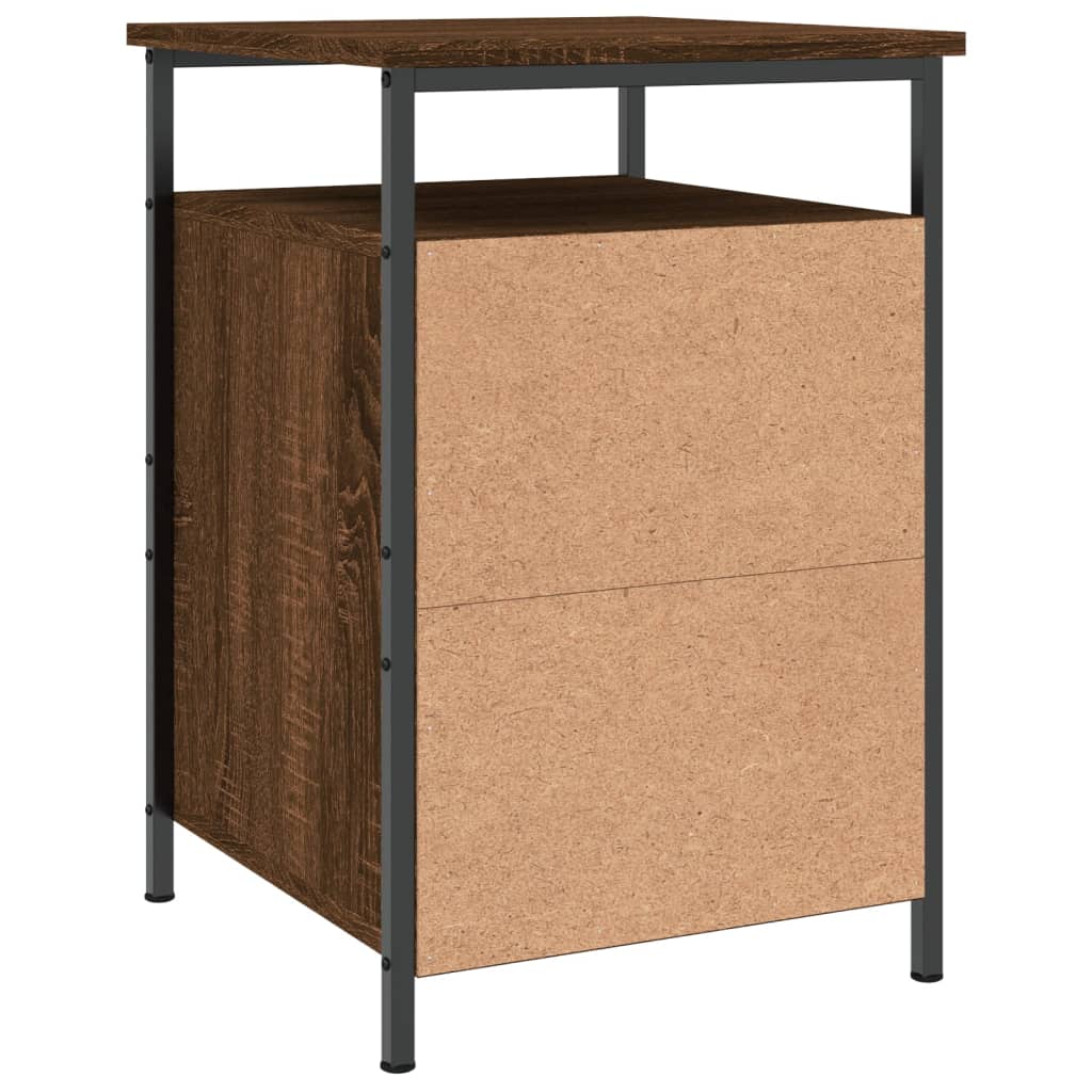 Nachtkastjes 2 st 40x42x60 cm bewerkt hout bruin eikenkleur Nachtkastjes | Creëer jouw Trendy Thuis | Gratis bezorgd & Retour | Trendy.nl