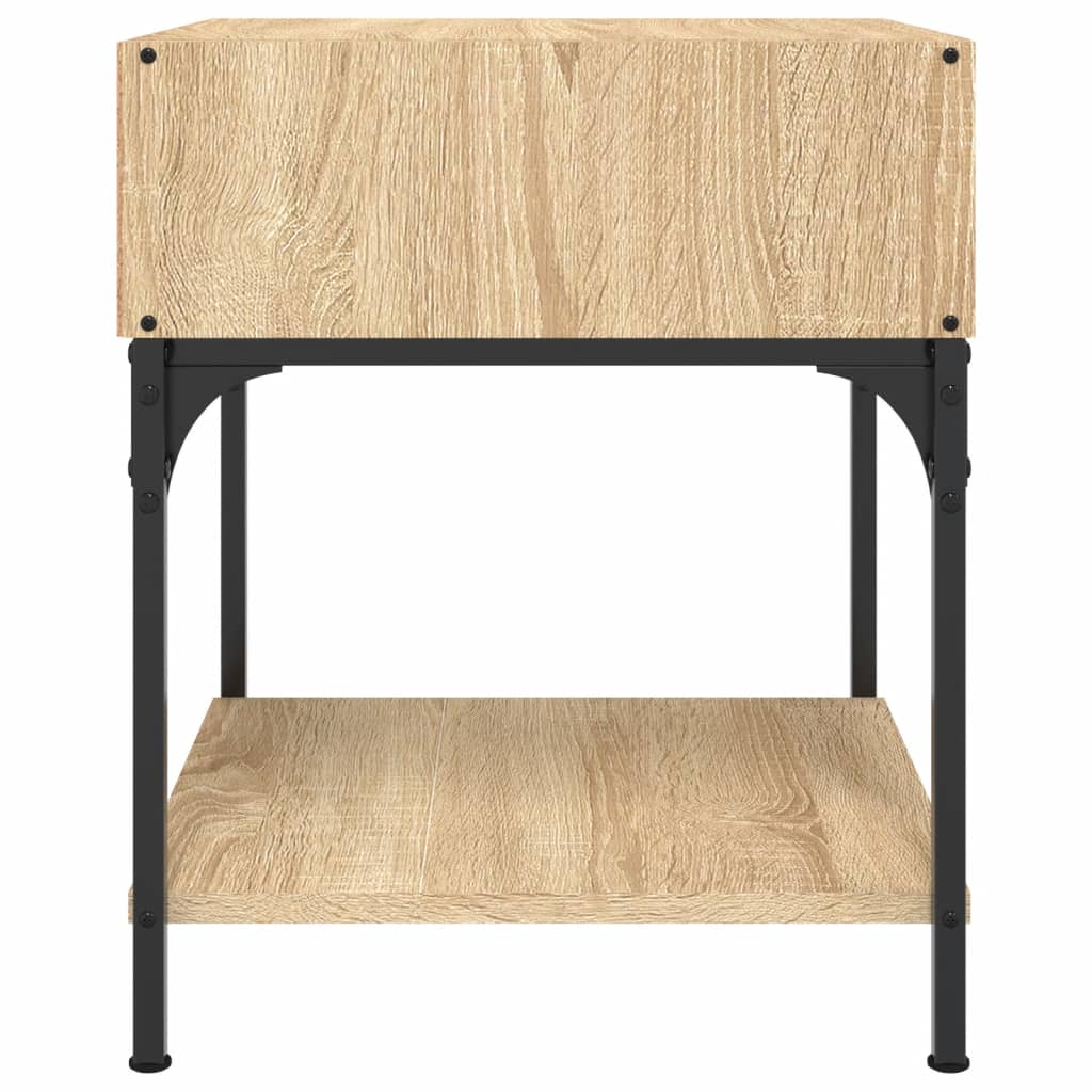 Nachtkastjes 2 st 40x41x50 cm bewerkt hout sonoma eikenkleurig Nachtkastjes | Creëer jouw Trendy Thuis | Gratis bezorgd & Retour | Trendy.nl