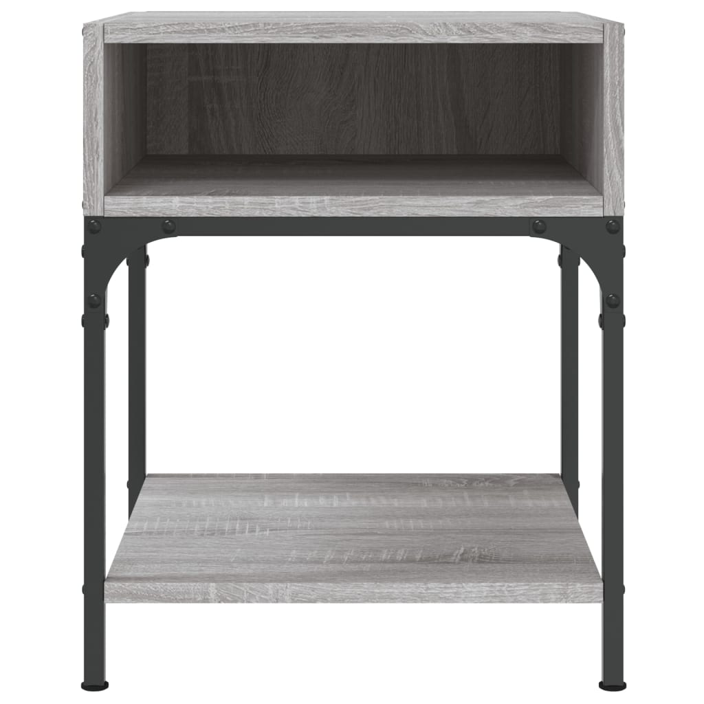 Nachtkastjes 2 st 40x41x50 cm bewerkt hout grijs sonoma eiken Nachtkastjes | Creëer jouw Trendy Thuis | Gratis bezorgd & Retour | Trendy.nl