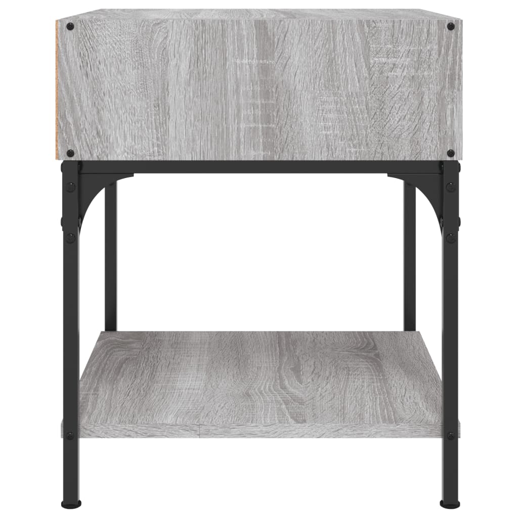 Nachtkastjes 2 st 40x41x50 cm bewerkt hout grijs sonoma eiken Nachtkastjes | Creëer jouw Trendy Thuis | Gratis bezorgd & Retour | Trendy.nl