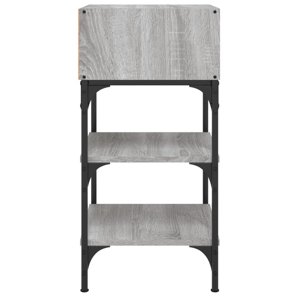 Nachtkastjes 2 st 35x34,5x70 cm bewerkt hout grijs sonoma eiken Nachtkastjes | Creëer jouw Trendy Thuis | Gratis bezorgd & Retour | Trendy.nl