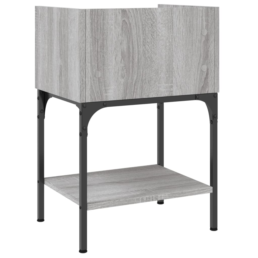 Nachtkastjes 2 st 40,5x31x60 cm bewerkt hout grijs sonoma eiken Nachtkastjes | Creëer jouw Trendy Thuis | Gratis bezorgd & Retour | Trendy.nl