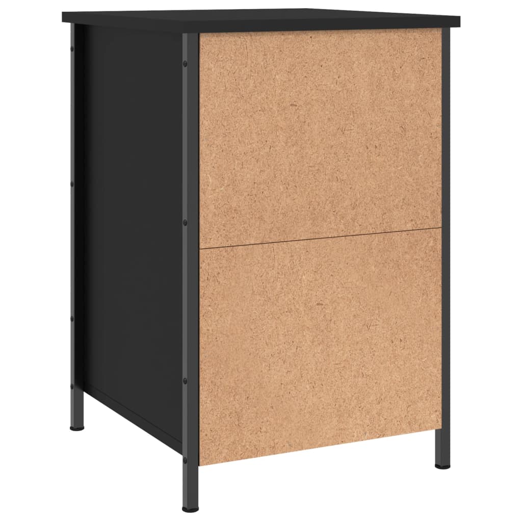 Nachtkastjes 2 st 40x42x60 cm bewerkt hout zwart Nachtkastjes | Creëer jouw Trendy Thuis | Gratis bezorgd & Retour | Trendy.nl