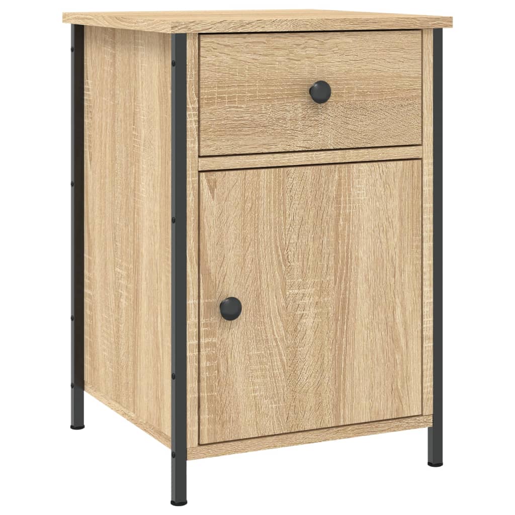 Nachtkastjes 2 st 40x42x60 cm bewerkt hout sonoma eikenkleurig Nachtkastjes | Creëer jouw Trendy Thuis | Gratis bezorgd & Retour | Trendy.nl