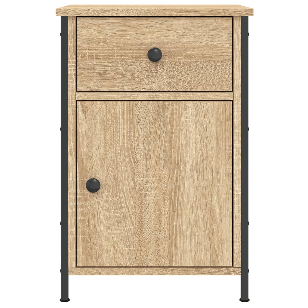 Nachtkastjes 2 st 40x42x60 cm bewerkt hout sonoma eikenkleurig Nachtkastjes | Creëer jouw Trendy Thuis | Gratis bezorgd & Retour | Trendy.nl