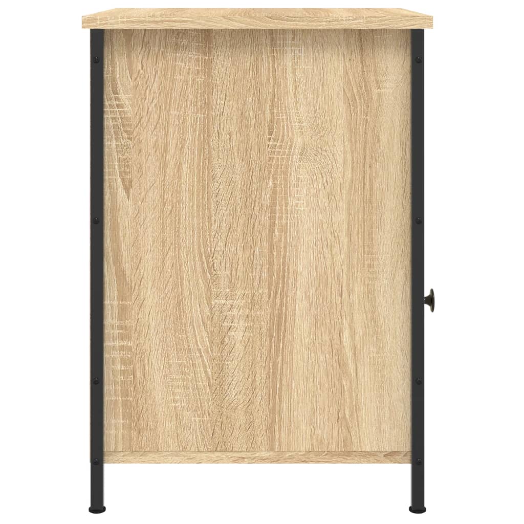 Nachtkastjes 2 st 40x42x60 cm bewerkt hout sonoma eikenkleurig Nachtkastjes | Creëer jouw Trendy Thuis | Gratis bezorgd & Retour | Trendy.nl