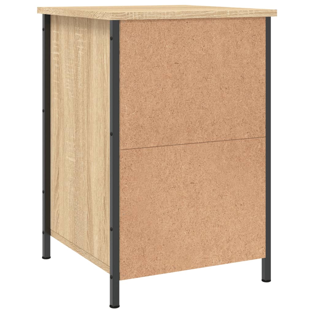 Nachtkastjes 2 st 40x42x60 cm bewerkt hout sonoma eikenkleurig Nachtkastjes | Creëer jouw Trendy Thuis | Gratis bezorgd & Retour | Trendy.nl