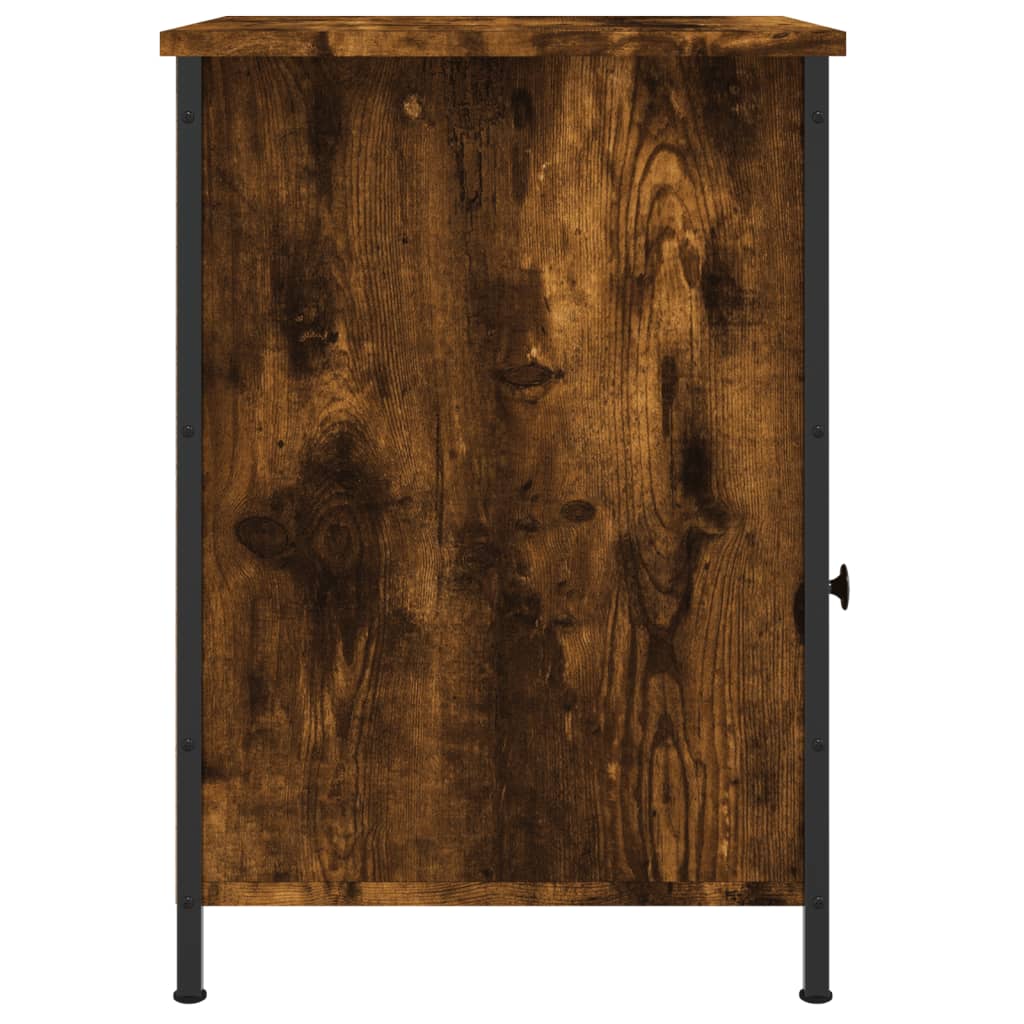 Nachtkastjes 2 st 40x42x60 cm bewerkt hout gerookt eikenkleurig Nachtkastjes | Creëer jouw Trendy Thuis | Gratis bezorgd & Retour | Trendy.nl