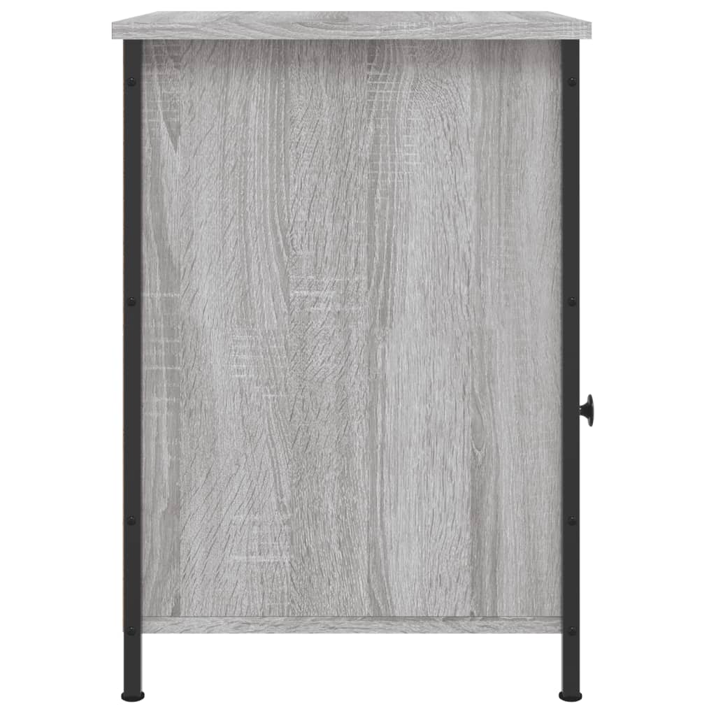 Nachtkastje 40x42x60 cm bewerkt hout grijs sonoma eikenkleurig Nachtkastjes | Creëer jouw Trendy Thuis | Gratis bezorgd & Retour | Trendy.nl