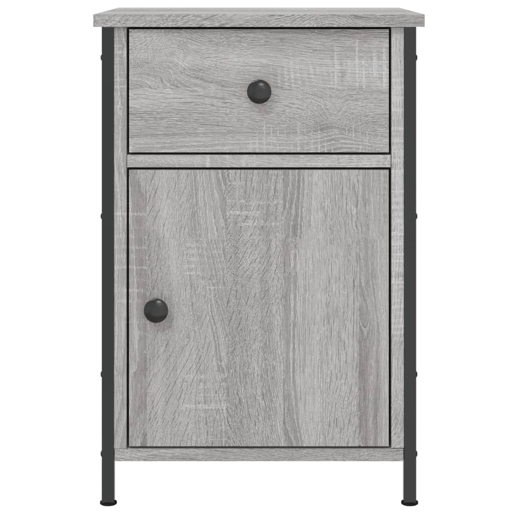 Nachtkastjes 2 st 40x42x60 cm bewerkt hout grijs sonoma eiken Nachtkastjes | Creëer jouw Trendy Thuis | Gratis bezorgd & Retour | Trendy.nl