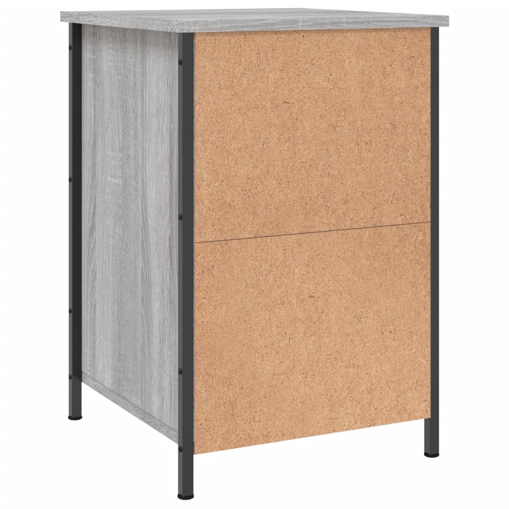 Nachtkastjes 2 st 40x42x60 cm bewerkt hout grijs sonoma eiken Nachtkastjes | Creëer jouw Trendy Thuis | Gratis bezorgd & Retour | Trendy.nl