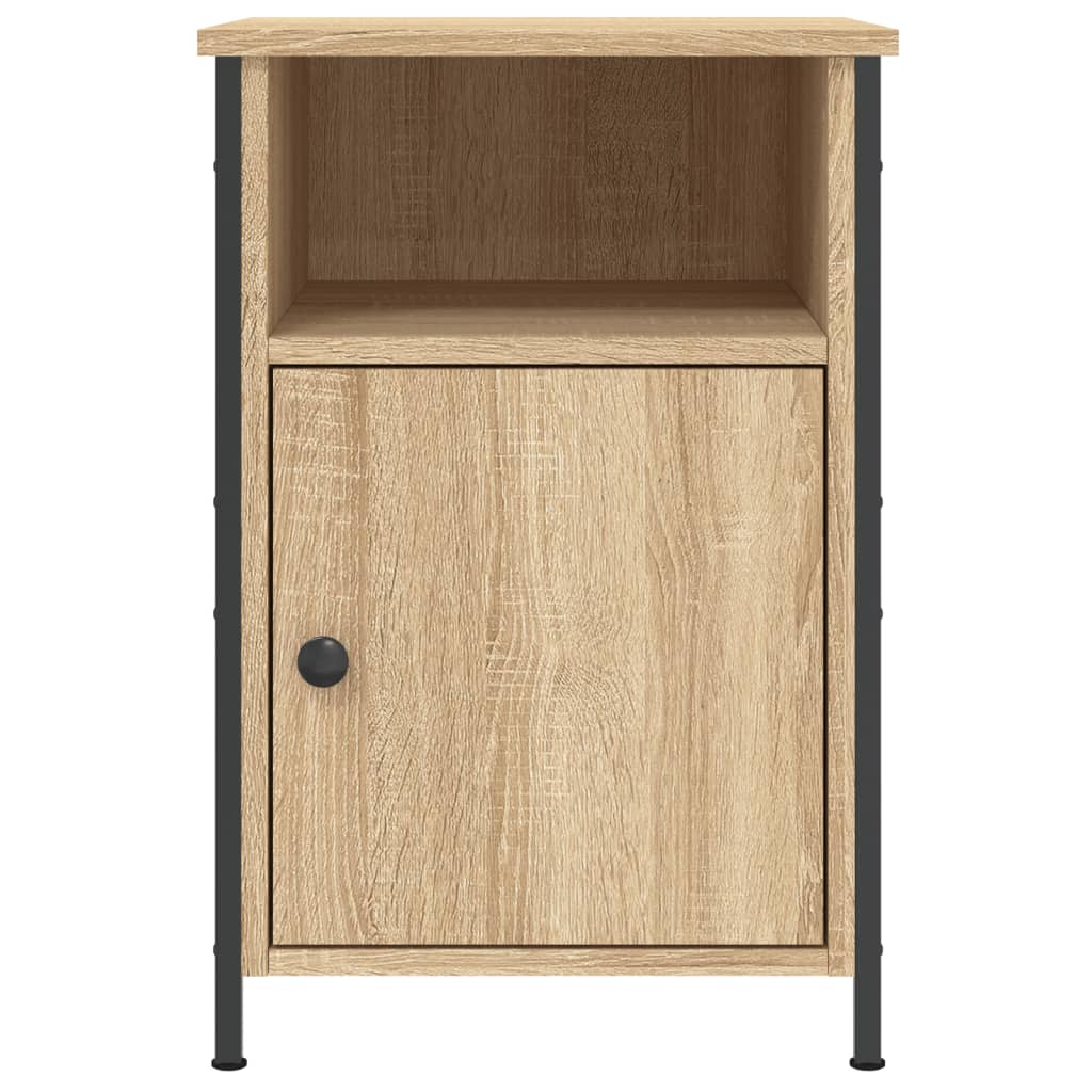 Nachtkastje 40x42x60 cm bewerkt hout sonoma eikenkleurig Nachtkastjes | Creëer jouw Trendy Thuis | Gratis bezorgd & Retour | Trendy.nl