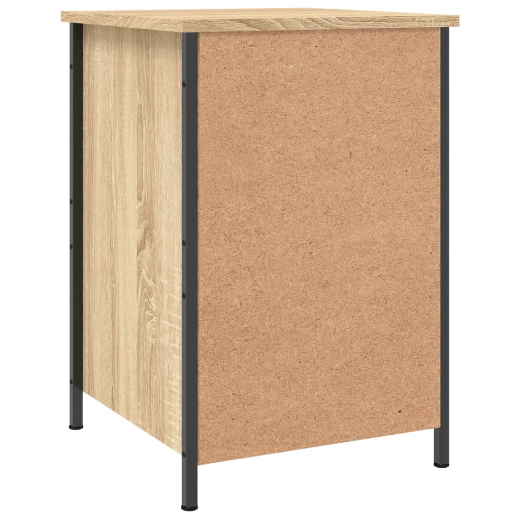 Nachtkastje 40x42x60 cm bewerkt hout sonoma eikenkleurig Nachtkastjes | Creëer jouw Trendy Thuis | Gratis bezorgd & Retour | Trendy.nl