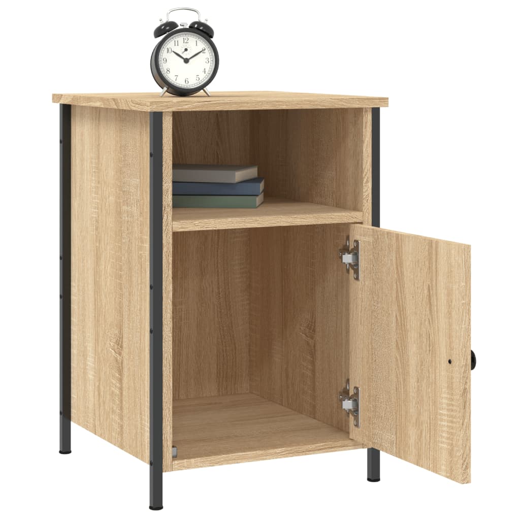 Nachtkastjes 2 st 40x42x60 cm bewerkt hout sonoma eikenkleurig Nachtkastjes | Creëer jouw Trendy Thuis | Gratis bezorgd & Retour | Trendy.nl