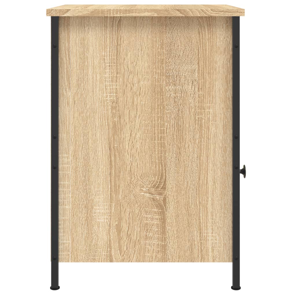 Nachtkastjes 2 st 40x42x60 cm bewerkt hout sonoma eikenkleurig Nachtkastjes | Creëer jouw Trendy Thuis | Gratis bezorgd & Retour | Trendy.nl