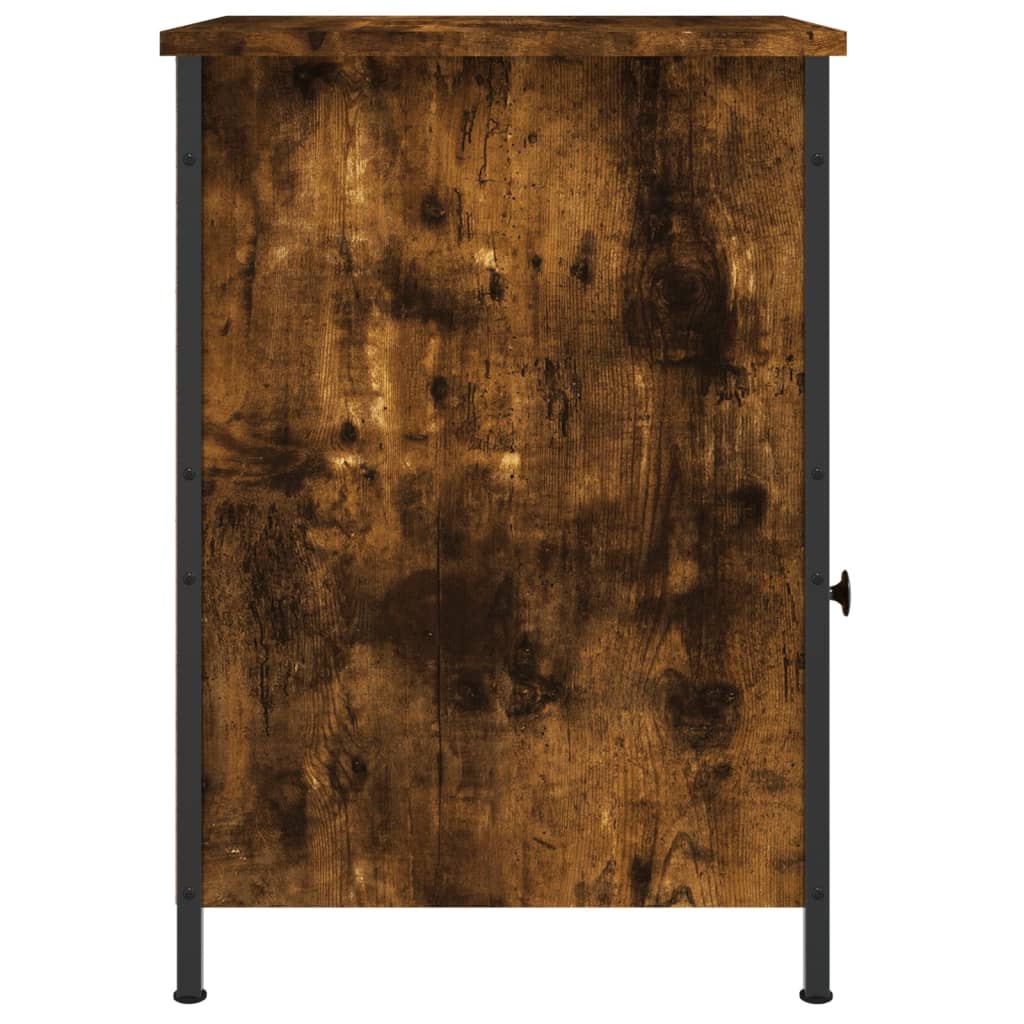 Nachtkastje 40x42x60 cm bewerkt hout gerookt eikenkleurig Nachtkastjes | Creëer jouw Trendy Thuis | Gratis bezorgd & Retour | Trendy.nl