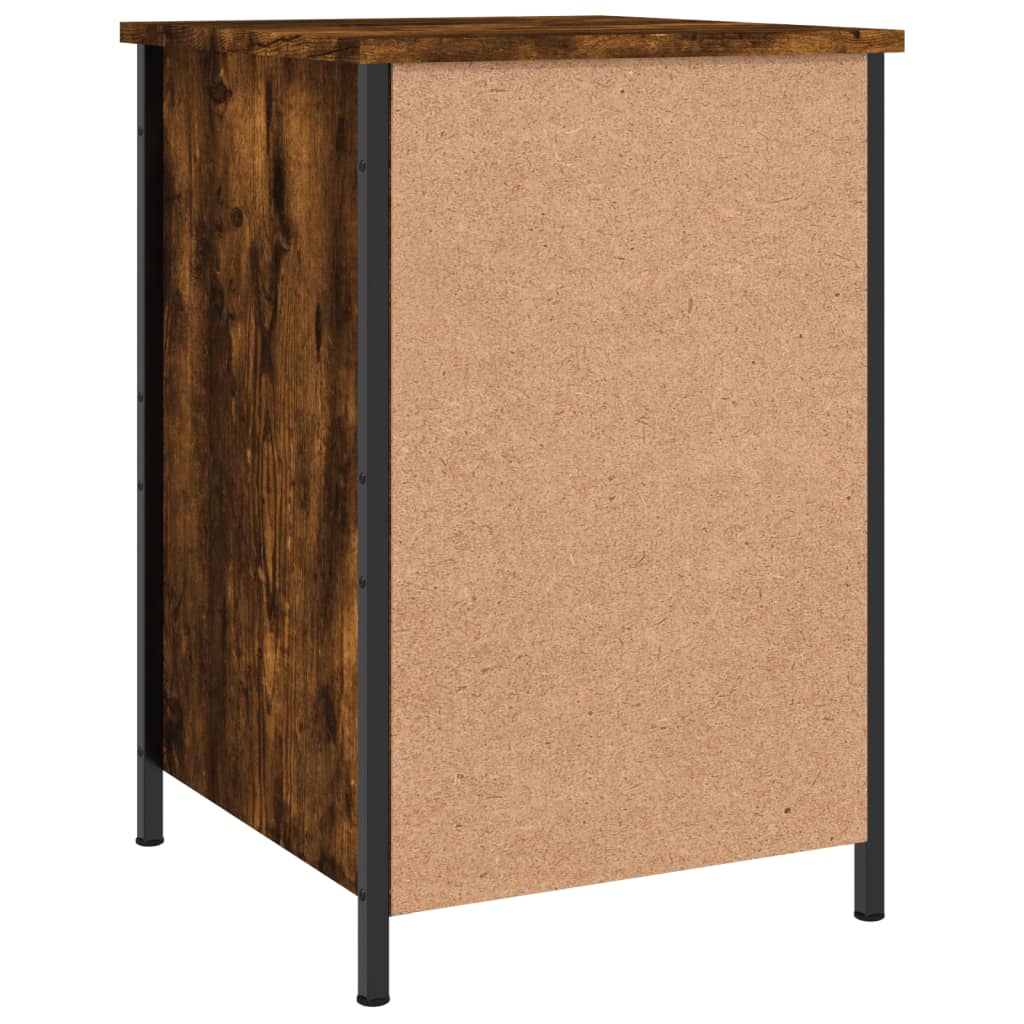 Nachtkastje 40x42x60 cm bewerkt hout gerookt eikenkleurig Nachtkastjes | Creëer jouw Trendy Thuis | Gratis bezorgd & Retour | Trendy.nl