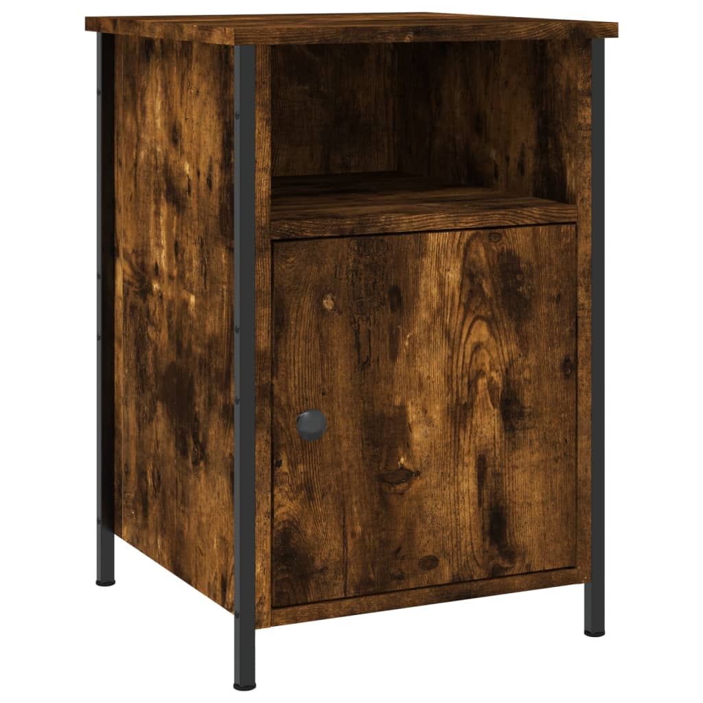 Nachtkastjes 2 st 40x42x60 cm bewerkt hout gerookt eikenkleurig Nachtkastjes | Creëer jouw Trendy Thuis | Gratis bezorgd & Retour | Trendy.nl