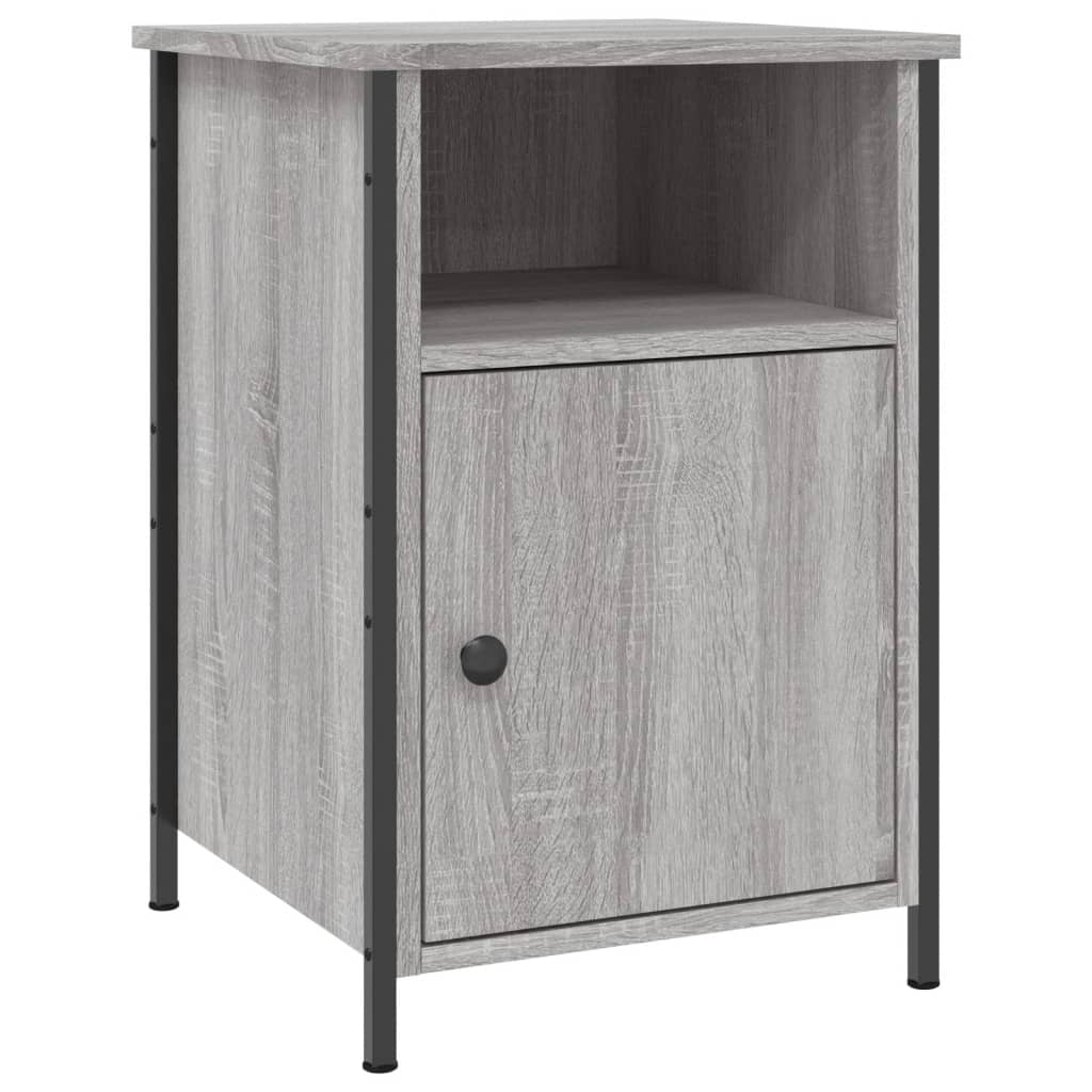 Nachtkastjes 2 st 40x42x60 cm bewerkt hout grijs sonoma eiken Nachtkastjes | Creëer jouw Trendy Thuis | Gratis bezorgd & Retour | Trendy.nl