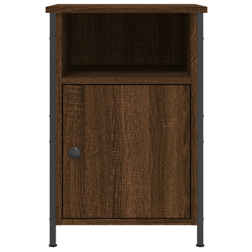 Nachtkastjes 2 st 40x42x60 cm bewerkt hout bruin eikenkleur Nachtkastjes | Creëer jouw Trendy Thuis | Gratis bezorgd & Retour | Trendy.nl