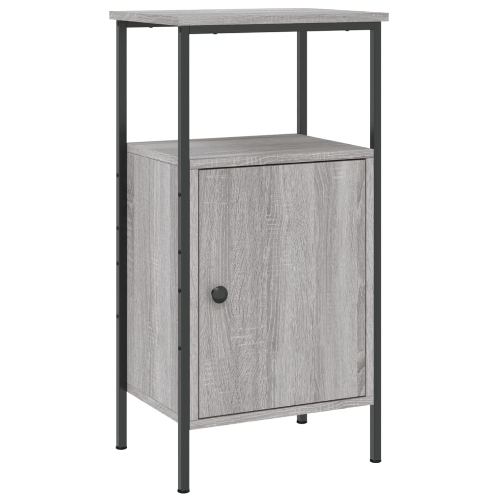 Nachtkastjes 2 st 41x31x80 cm bewerkt hout grijs sonoma eiken Nachtkastjes | Creëer jouw Trendy Thuis | Gratis bezorgd & Retour | Trendy.nl