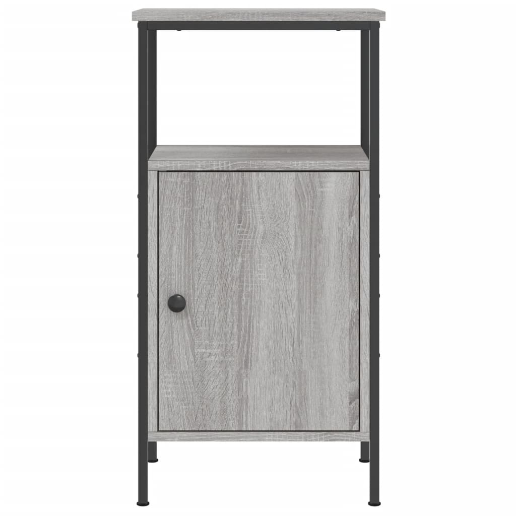 Nachtkastjes 2 st 41x31x80 cm bewerkt hout grijs sonoma eiken Nachtkastjes | Creëer jouw Trendy Thuis | Gratis bezorgd & Retour | Trendy.nl