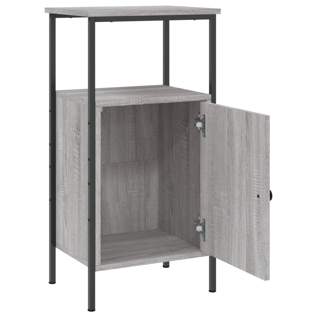 Nachtkastjes 2 st 41x31x80 cm bewerkt hout grijs sonoma eiken Nachtkastjes | Creëer jouw Trendy Thuis | Gratis bezorgd & Retour | Trendy.nl