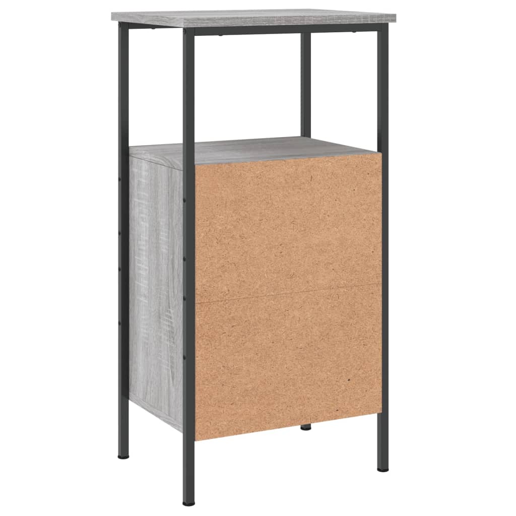 Nachtkastjes 2 st 41x31x80 cm bewerkt hout grijs sonoma eiken Nachtkastjes | Creëer jouw Trendy Thuis | Gratis bezorgd & Retour | Trendy.nl