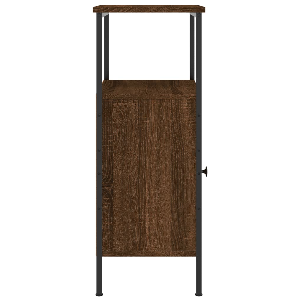 Nachtkastje 41x31x80 cm bewerkt hout bruin eikenkleur Nachtkastjes | Creëer jouw Trendy Thuis | Gratis bezorgd & Retour | Trendy.nl