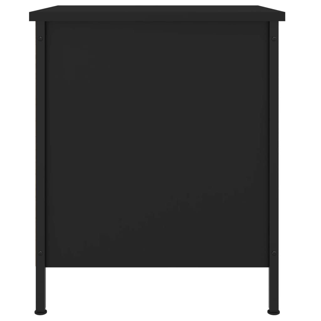 Nachtkastjes 2 st 40x42x50 cm bewerkt hout zwart Nachtkastjes | Creëer jouw Trendy Thuis | Gratis bezorgd & Retour | Trendy.nl