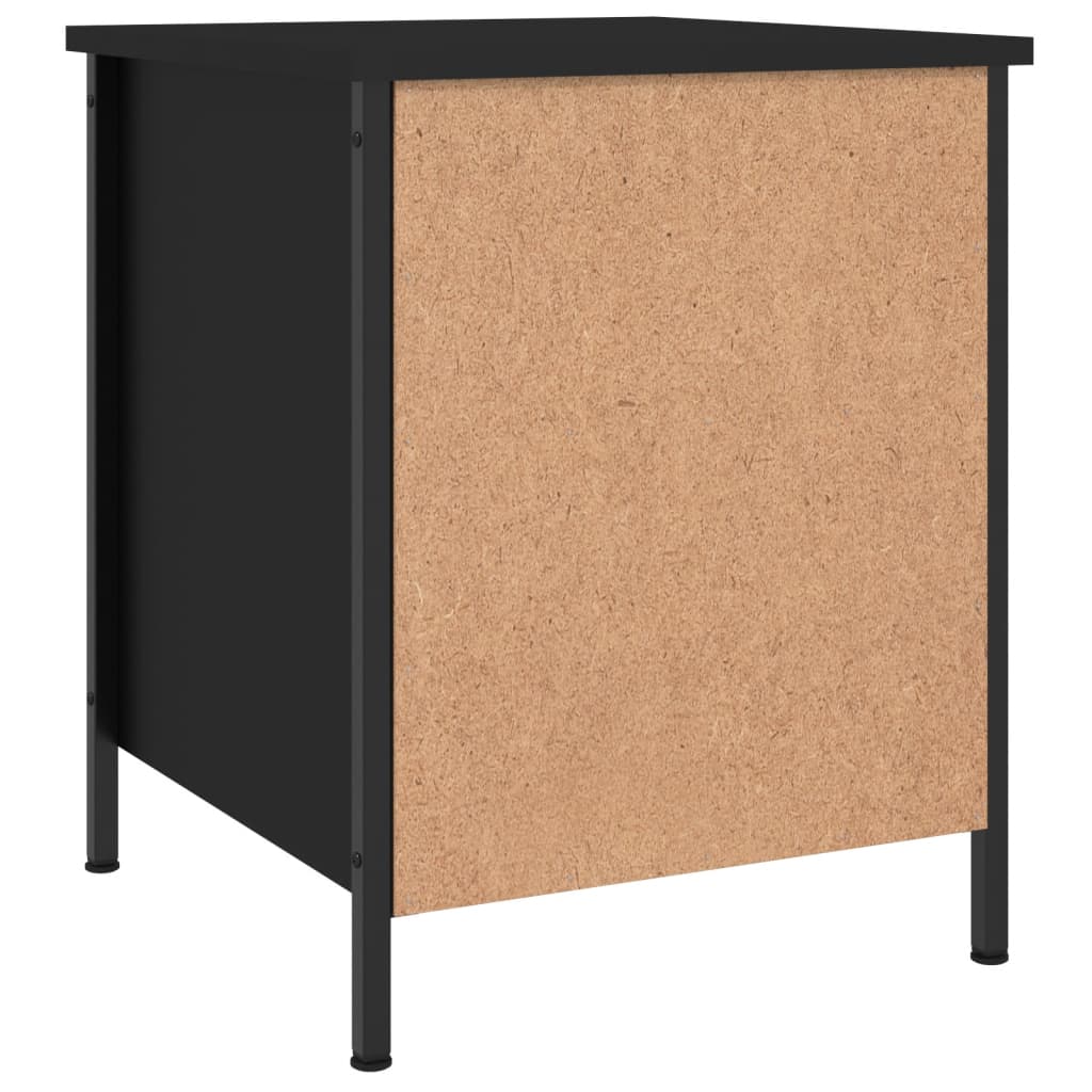 Nachtkastjes 2 st 40x42x50 cm bewerkt hout zwart Nachtkastjes | Creëer jouw Trendy Thuis | Gratis bezorgd & Retour | Trendy.nl