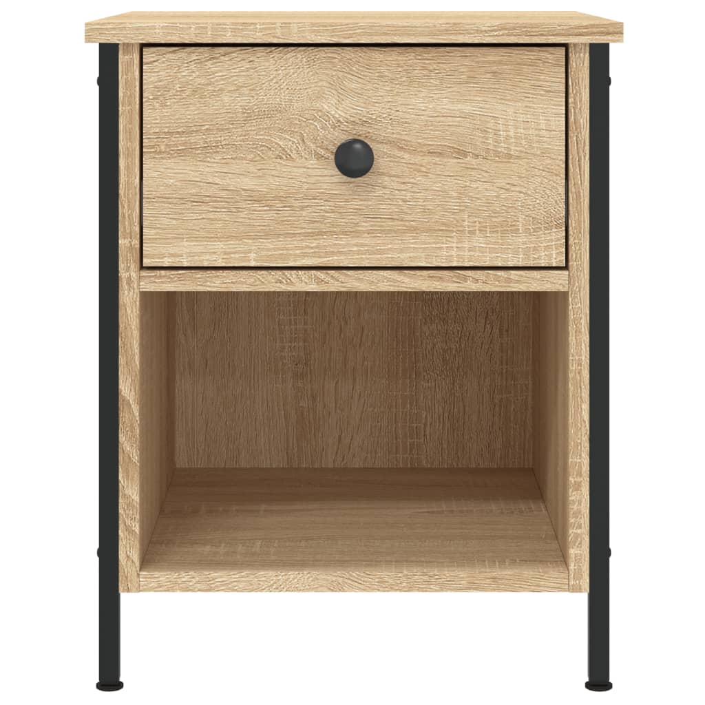 Nachtkastjes 2 st 40x42x50 cm bewerkt hout sonoma eikenkleurig Nachtkastjes | Creëer jouw Trendy Thuis | Gratis bezorgd & Retour | Trendy.nl