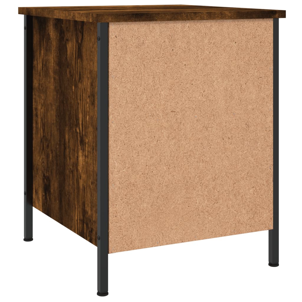 Nachtkastjes 2 st 40x42x50 cm bewerkt hout gerookt eikenkleurig Nachtkastjes | Creëer jouw Trendy Thuis | Gratis bezorgd & Retour | Trendy.nl