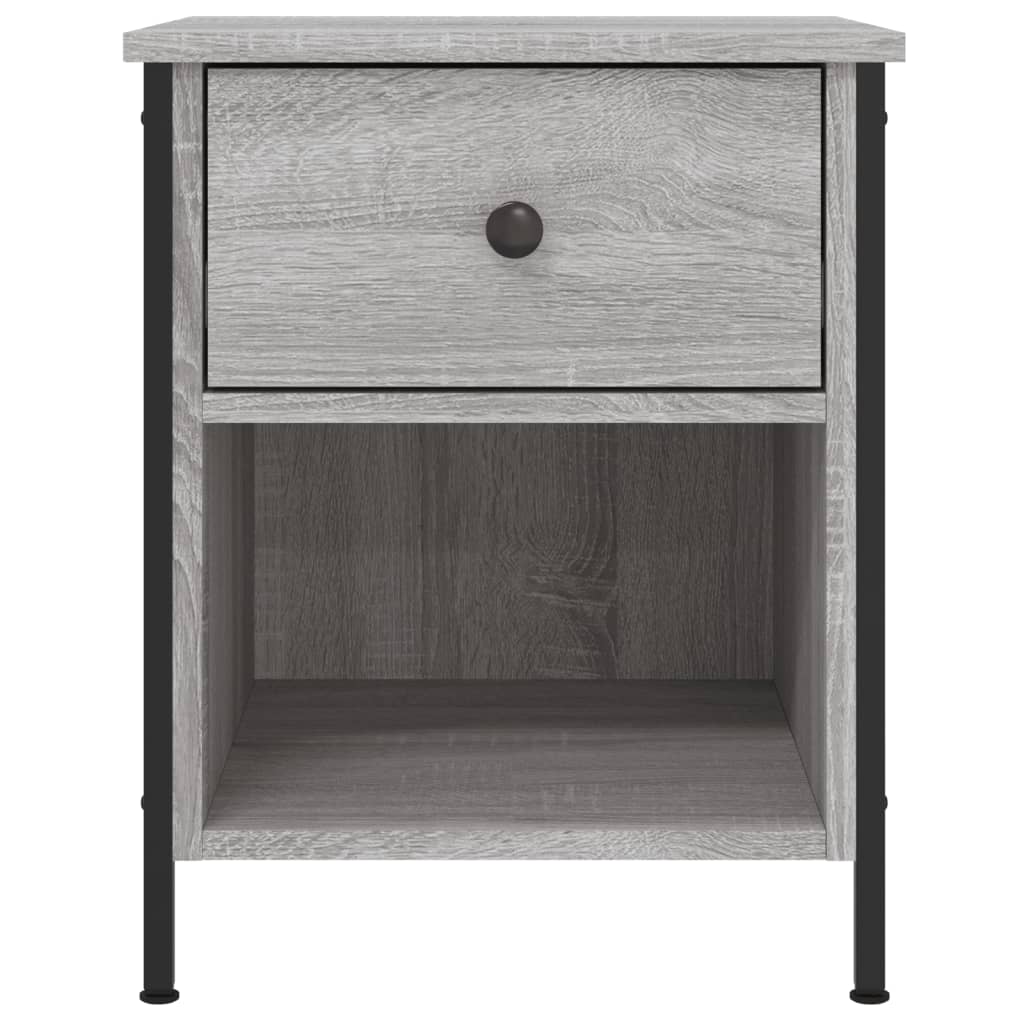 Nachtkastjes 2 st 40x42x50 cm bewerkt hout grijs sonoma eiken Nachtkastjes | Creëer jouw Trendy Thuis | Gratis bezorgd & Retour | Trendy.nl