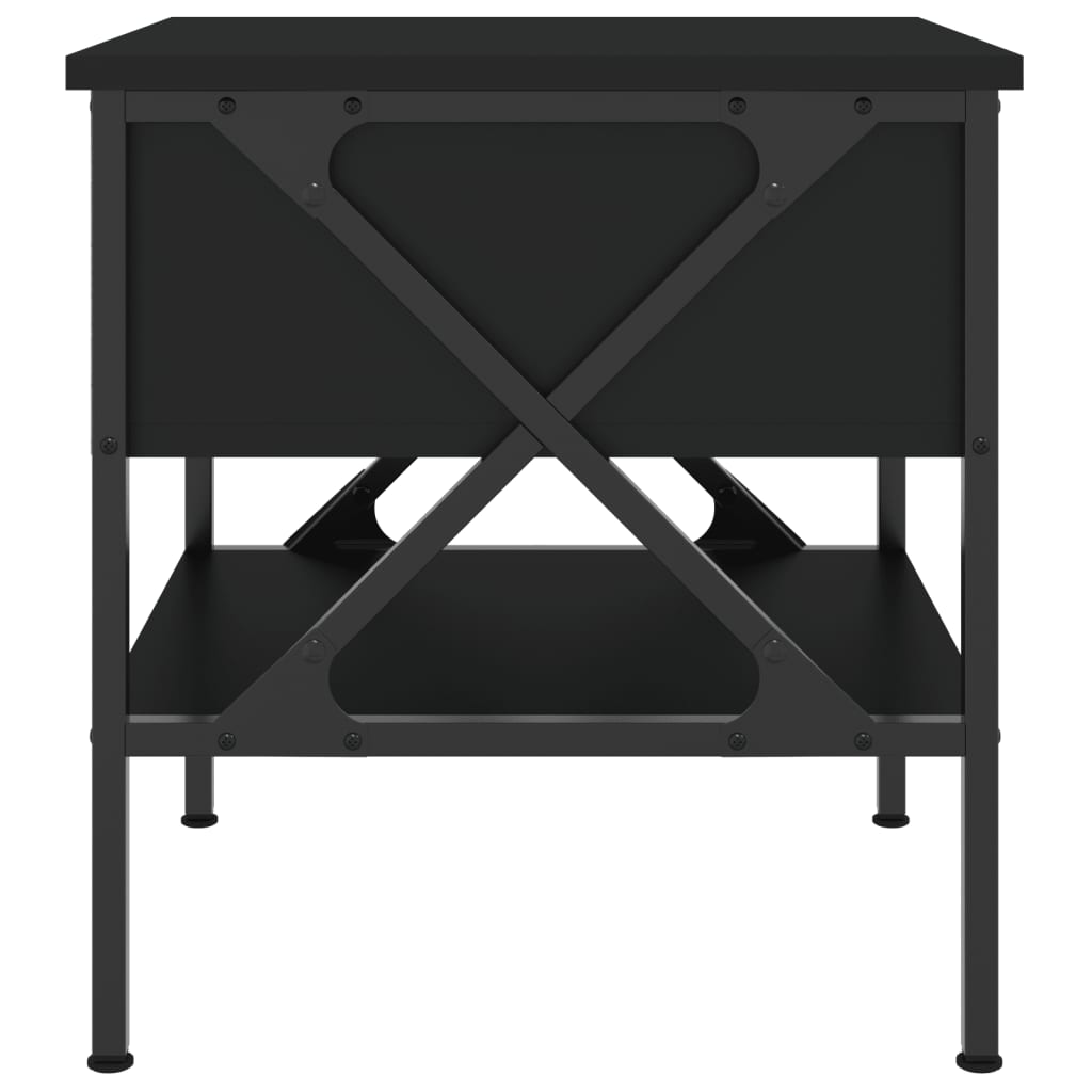 Nachtkastjes 2 st 40x42x45 cm bewerkt hout zwart Nachtkastjes | Creëer jouw Trendy Thuis | Gratis bezorgd & Retour | Trendy.nl