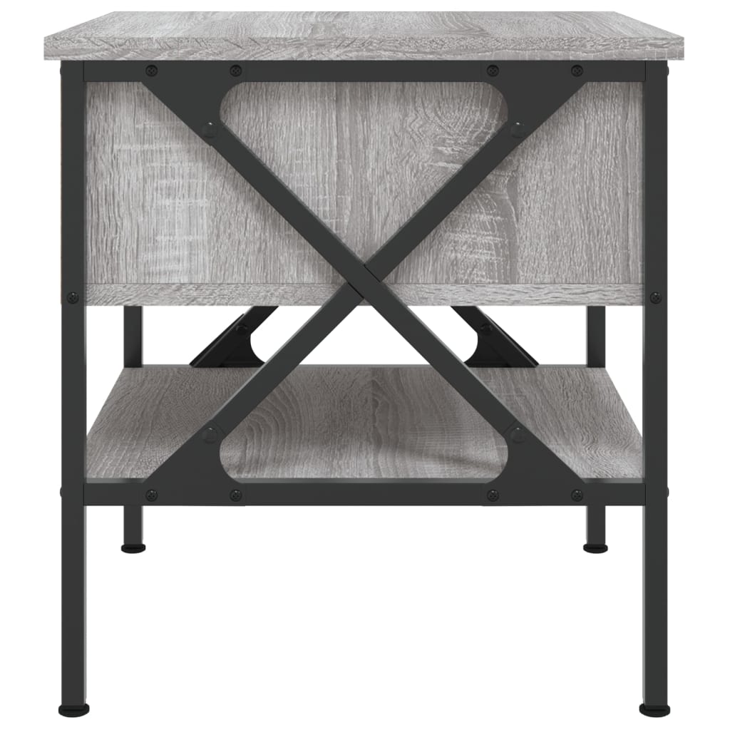 Nachtkastjes 2 st 40x42x45 cm bewerkt hout grijs sonoma eiken Nachtkastjes | Creëer jouw Trendy Thuis | Gratis bezorgd & Retour | Trendy.nl