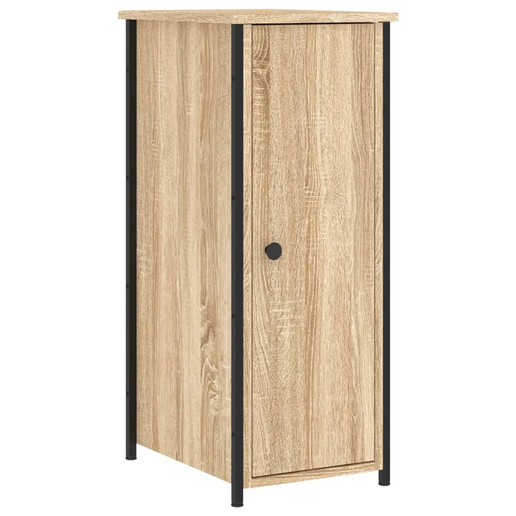 Nachtkastje 32x42x80 cm bewerkt hout sonoma eikenkleurig Nachtkastjes | Creëer jouw Trendy Thuis | Gratis bezorgd & Retour | Trendy.nl