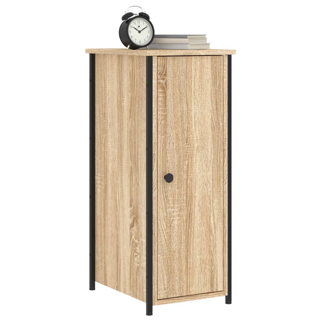 Nachtkastje 32x42x80 cm bewerkt hout sonoma eikenkleurig Nachtkastjes | Creëer jouw Trendy Thuis | Gratis bezorgd & Retour | Trendy.nl