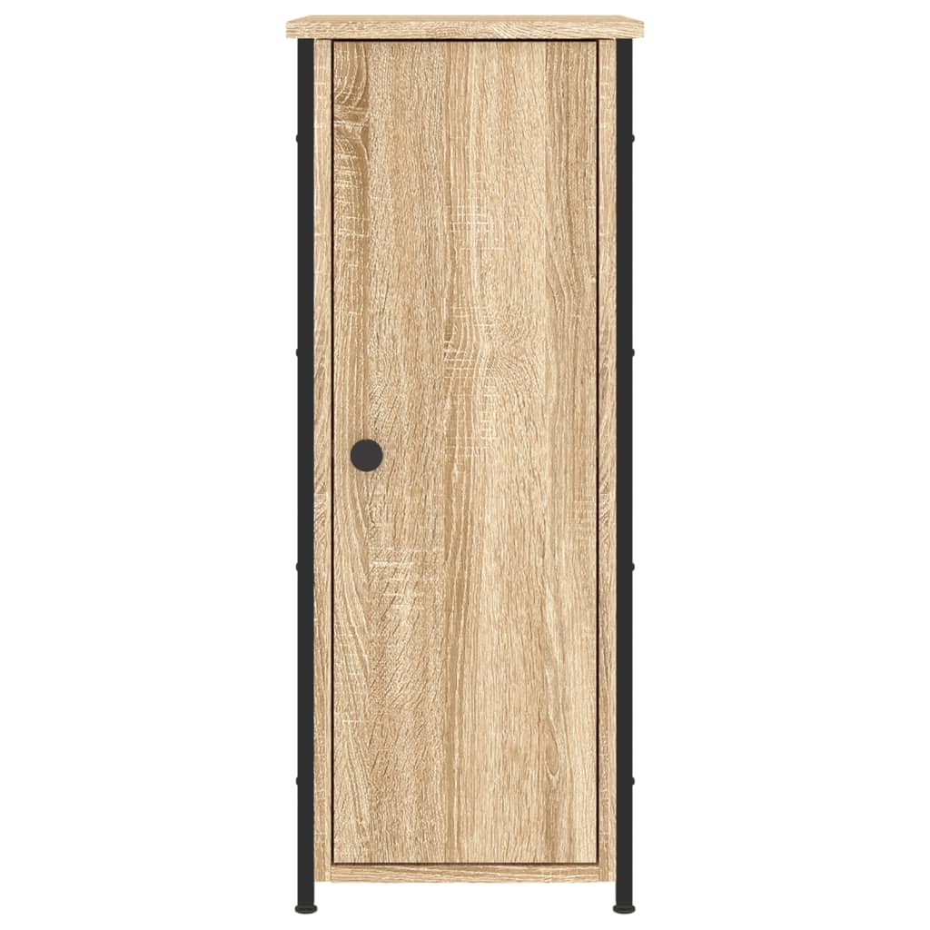 Nachtkastje 32x42x80 cm bewerkt hout sonoma eikenkleurig Nachtkastjes | Creëer jouw Trendy Thuis | Gratis bezorgd & Retour | Trendy.nl