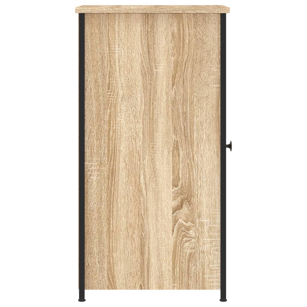 Nachtkastje 32x42x80 cm bewerkt hout sonoma eikenkleurig Nachtkastjes | Creëer jouw Trendy Thuis | Gratis bezorgd & Retour | Trendy.nl