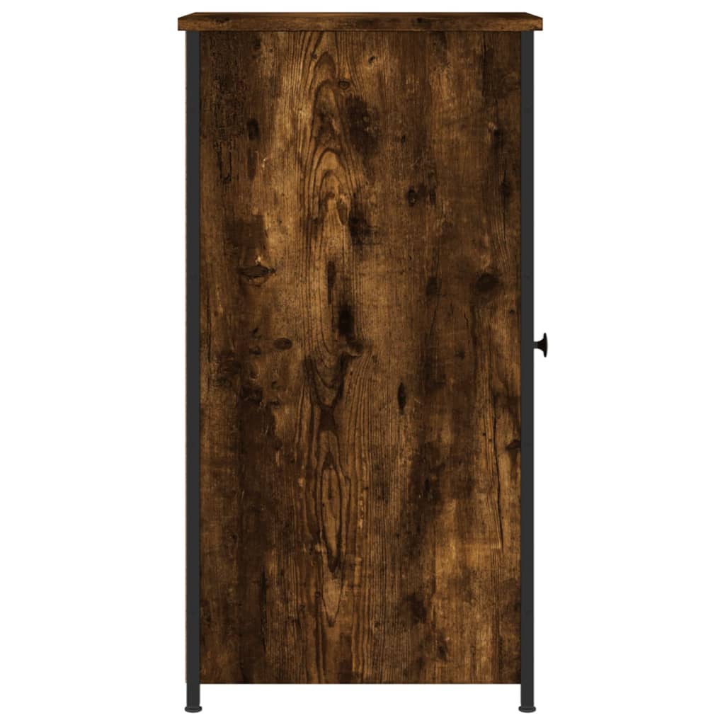 Nachtkastje 32x42x80 cm bewerkt hout gerookt eikenkleurig Nachtkastjes | Creëer jouw Trendy Thuis | Gratis bezorgd & Retour | Trendy.nl