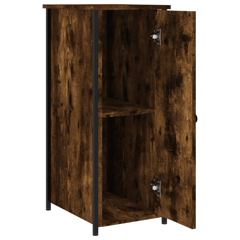 Nachtkastjes 2 st 32x42x80 cm bewerkt hout gerookt eikenkleurig Nachtkastjes | Creëer jouw Trendy Thuis | Gratis bezorgd & Retour | Trendy.nl