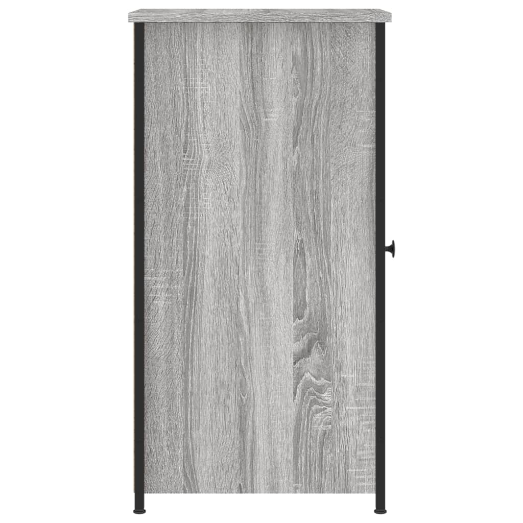 Nachtkastje 32x42x80 cm bewerkt hout grijs sonoma eikenkleurig Nachtkastjes | Creëer jouw Trendy Thuis | Gratis bezorgd & Retour | Trendy.nl