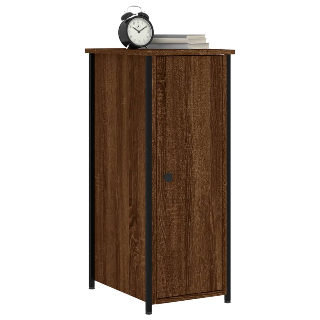 Nachtkastjes 2 st 32x42x80 cm bewerkt hout bruin eikenkleur Nachtkastjes | Creëer jouw Trendy Thuis | Gratis bezorgd & Retour | Trendy.nl