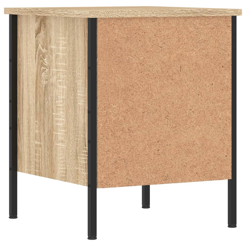 Nachtkastjes 2 st 40x42x50 cm bewerkt hout sonoma eikenkleurig Nachtkastjes | Creëer jouw Trendy Thuis | Gratis bezorgd & Retour | Trendy.nl