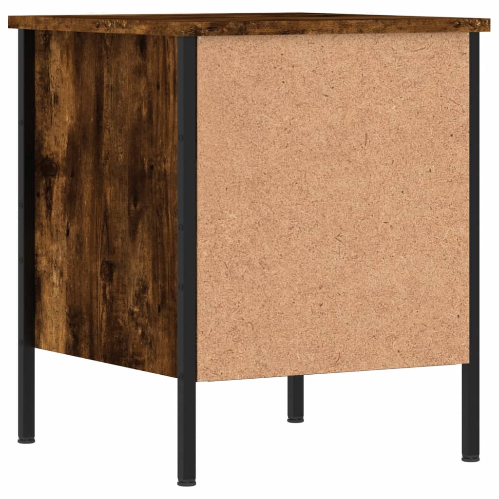 Nachtkastjes 2 st 40x42x50 cm bewerkt hout gerookt eikenkleurig Nachtkastjes | Creëer jouw Trendy Thuis | Gratis bezorgd & Retour | Trendy.nl