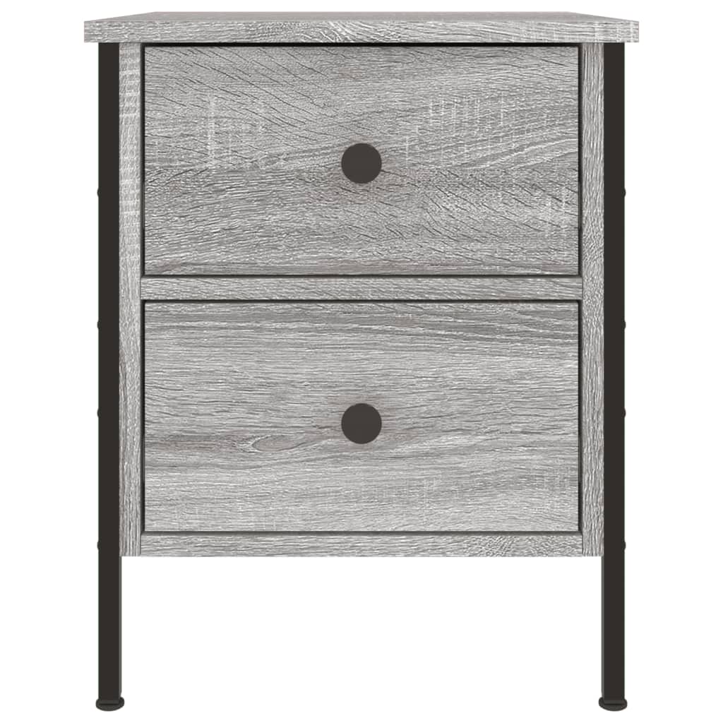 Nachtkastjes 2 st 40x42x50 cm bewerkt hout grijs sonoma eiken Nachtkastjes | Creëer jouw Trendy Thuis | Gratis bezorgd & Retour | Trendy.nl